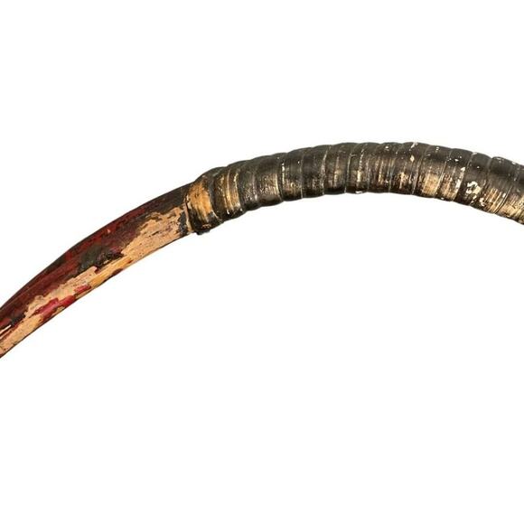 Antique Chinese Chrysanthemum Wooden Handled Bowl - Picture 11 of 11